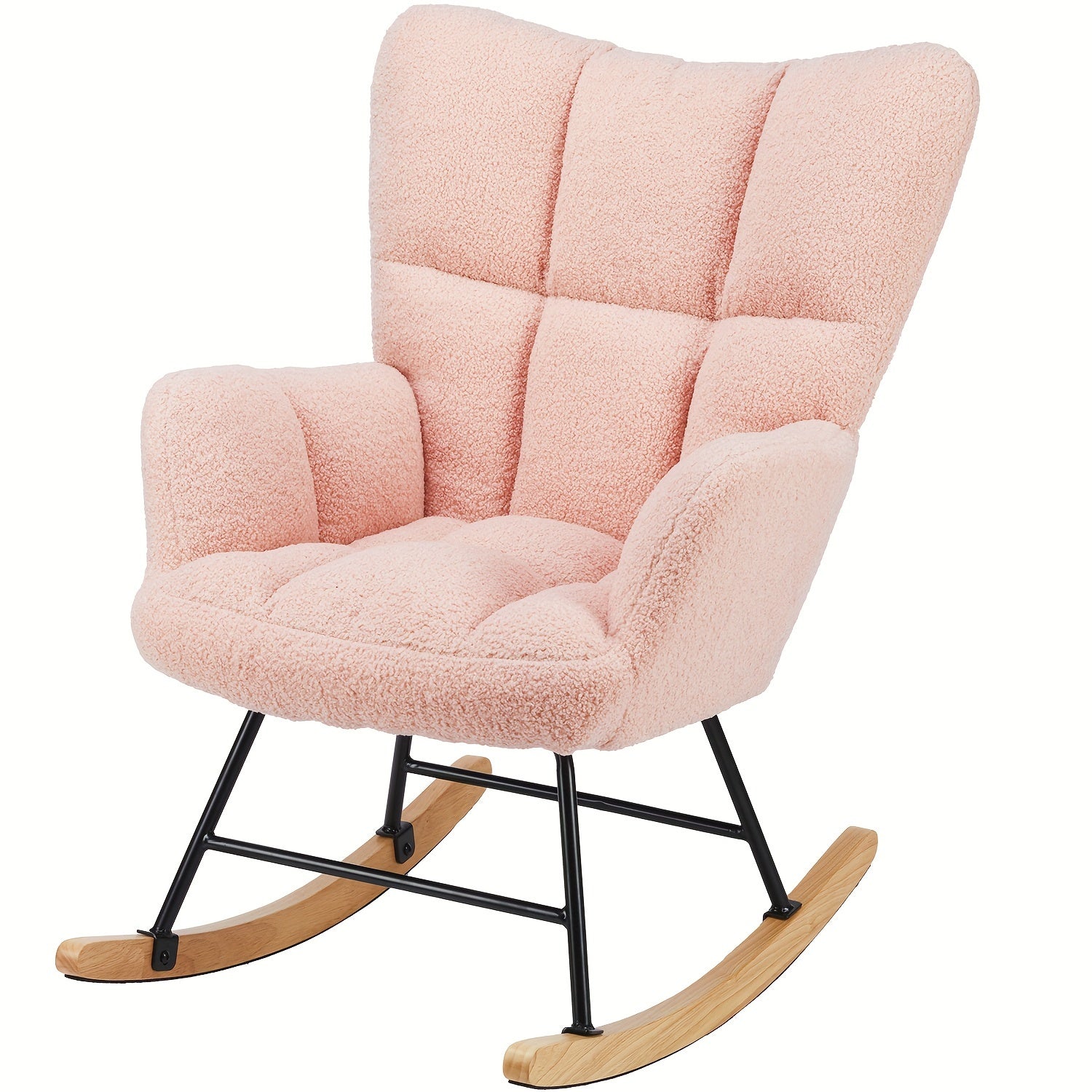 Chaise à bascule allaitement - Rose - Fauteuil à bascule allaitement