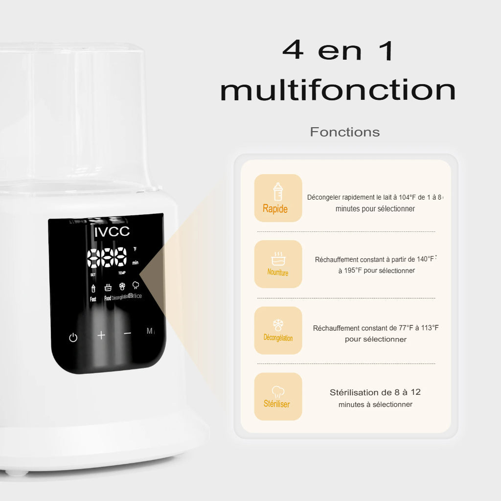 Chauffe-biberon rapide - Chauffe-biberon