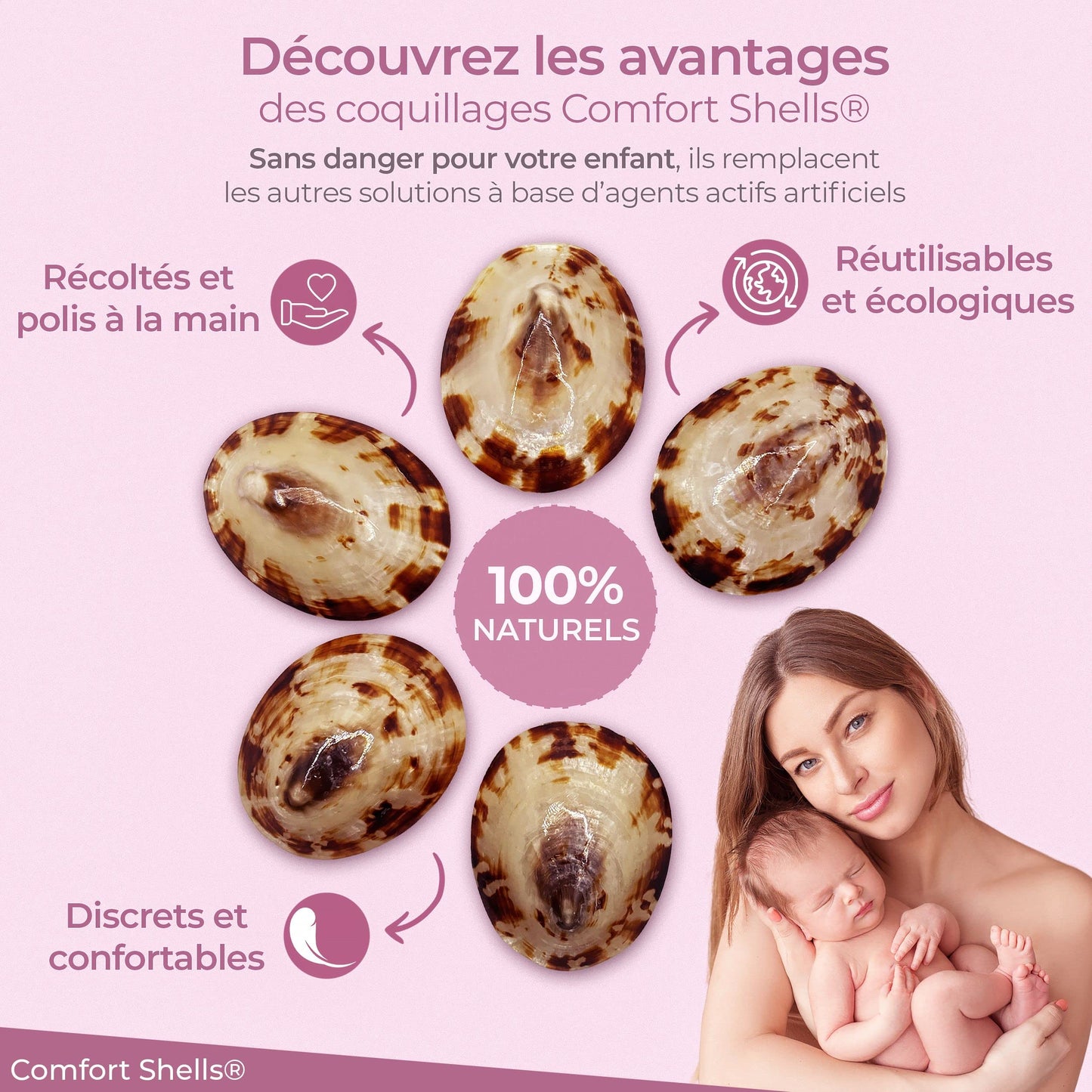 Coquille allaitement nacre