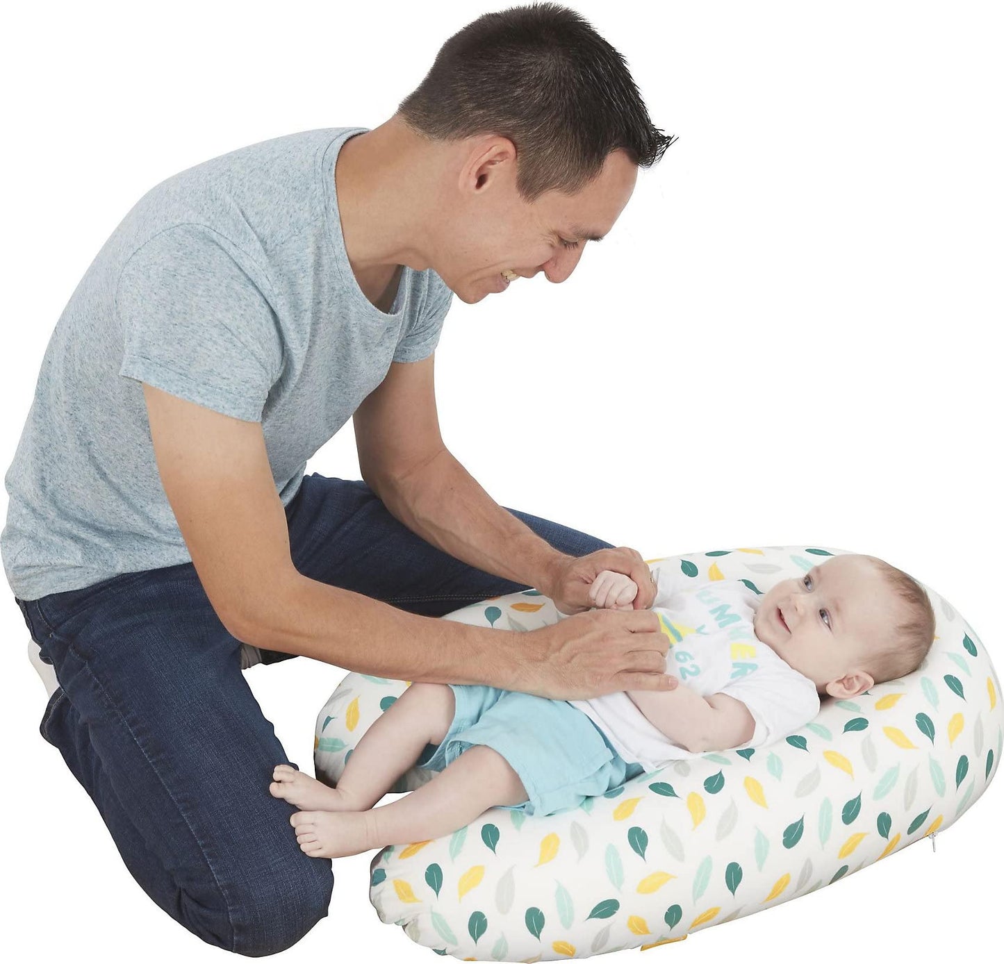 Coussin allaitement en microbille 160 cm - Multicolore