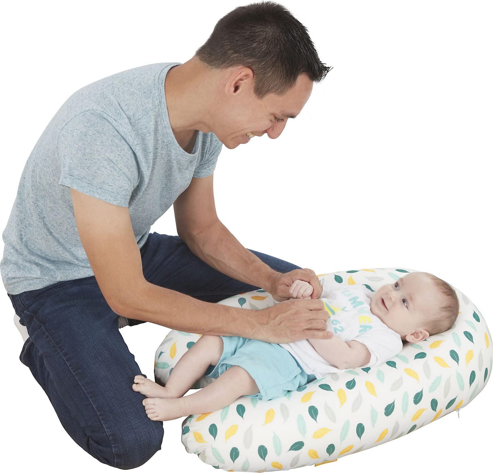 Coussin allaitement en microbille 160 cm - Multicolore