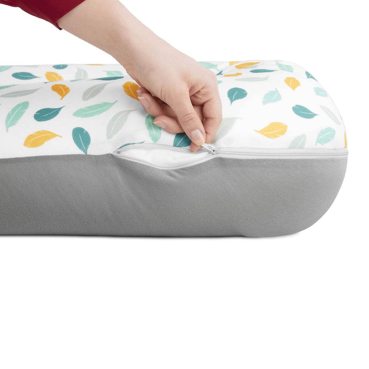 Coussin allaitement en microbille 160 cm - Multicolore