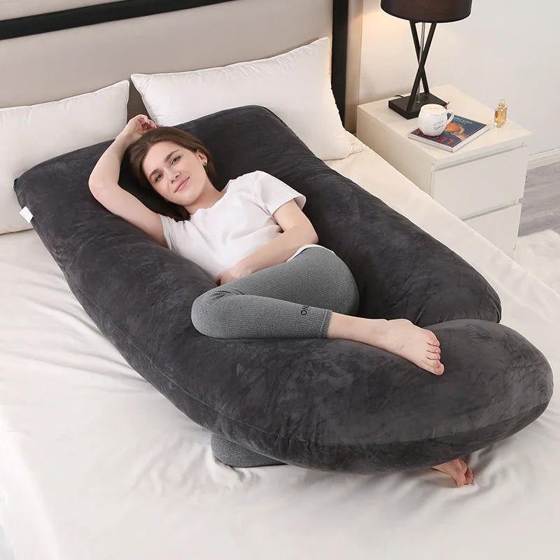 Coussin d’allaitement cocoon - Anthracite - coussin d’allaitement