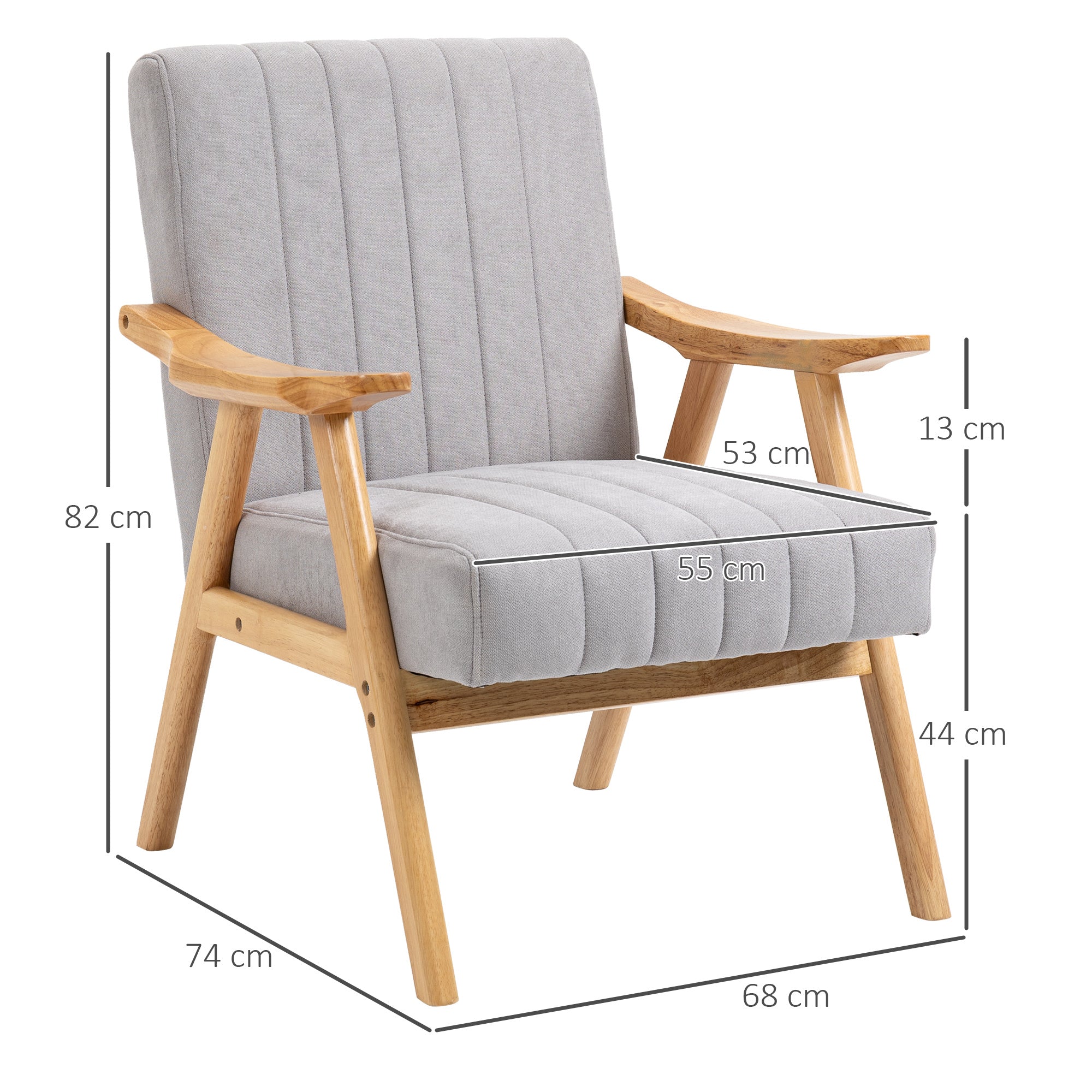 Fauteuil d’allaitement bébé - Gris - Fauteuil d’allaitement