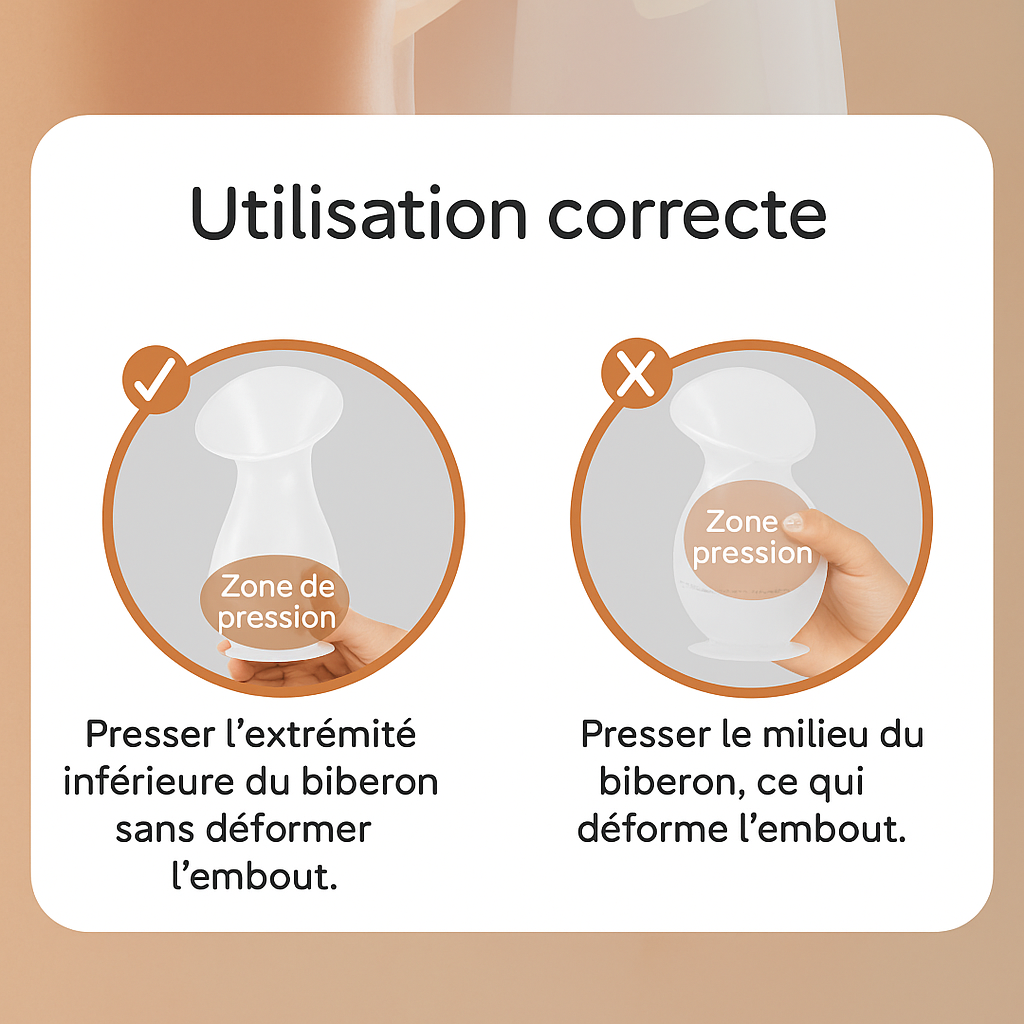 Kit tire-lait manuel - Jaune - Tire-lait manuel