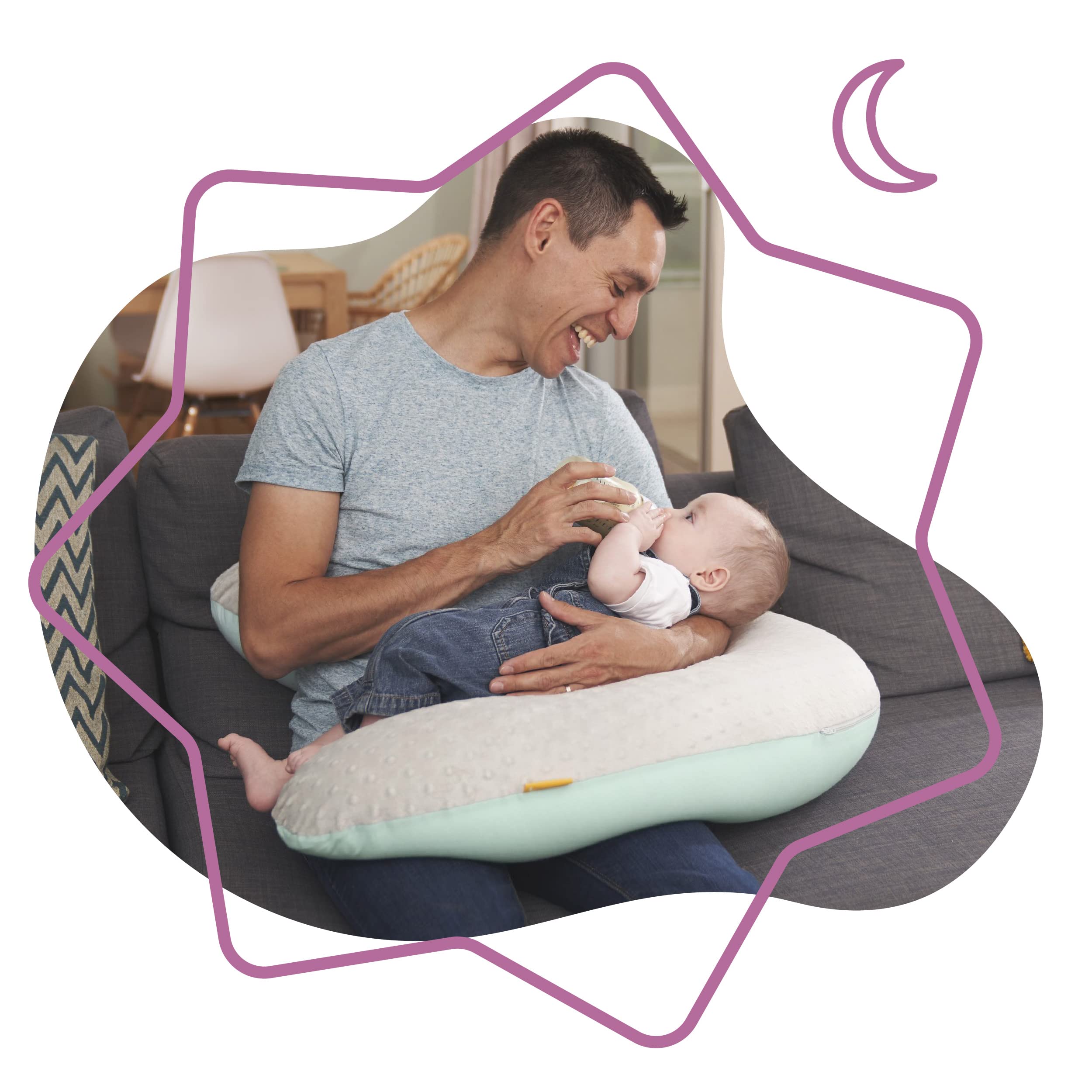 Microbilles coussin allaitement - Blanc