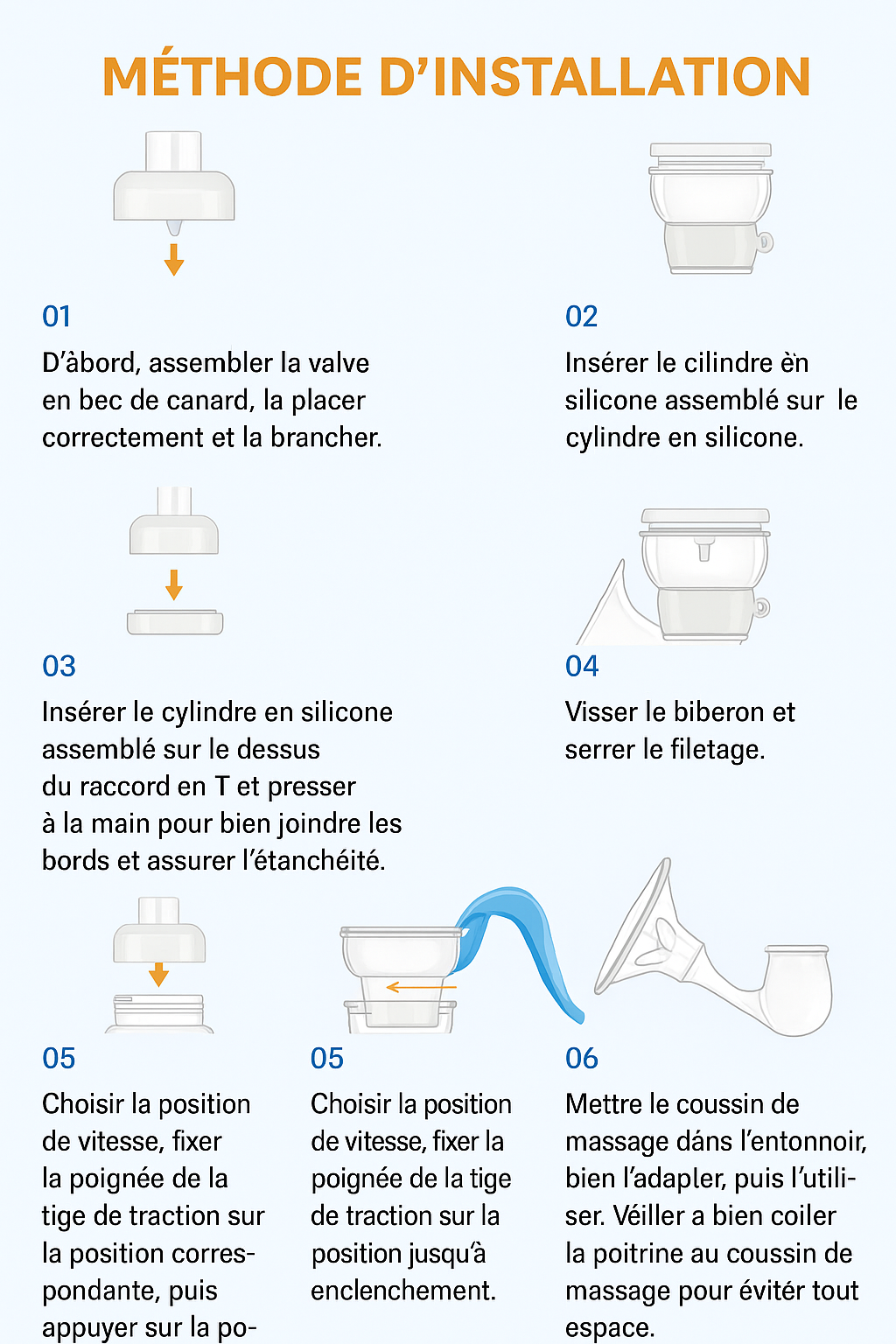 Tire-lait manuel efficace - Tire-lait manuel - Tire-lait manuel
