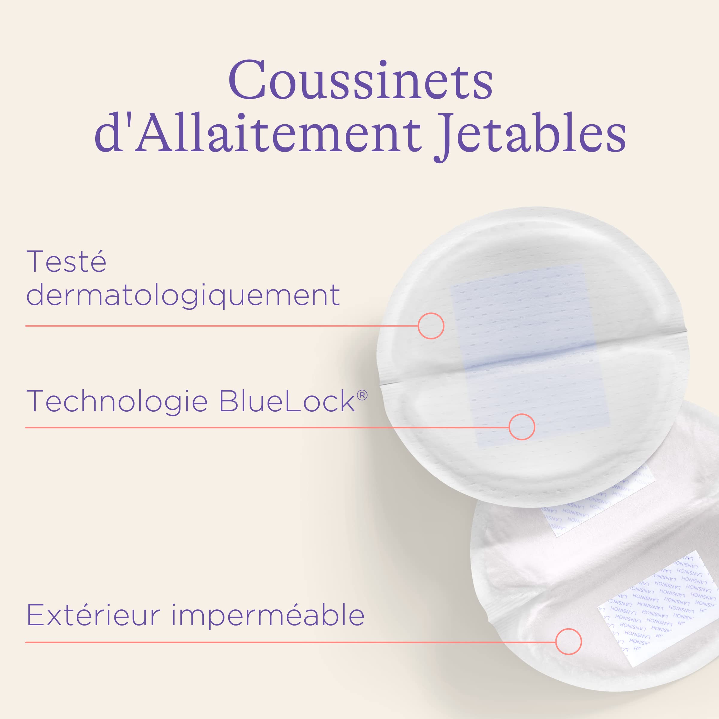 Boite de coussinets d’allaitement - Unique