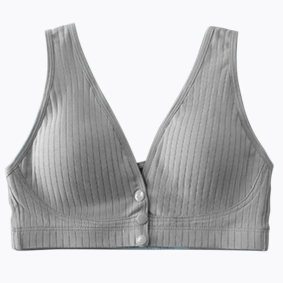 Brassière allaitement avec rembourrage - Gris foncé / 34 (75) - Brassière d’allaitement