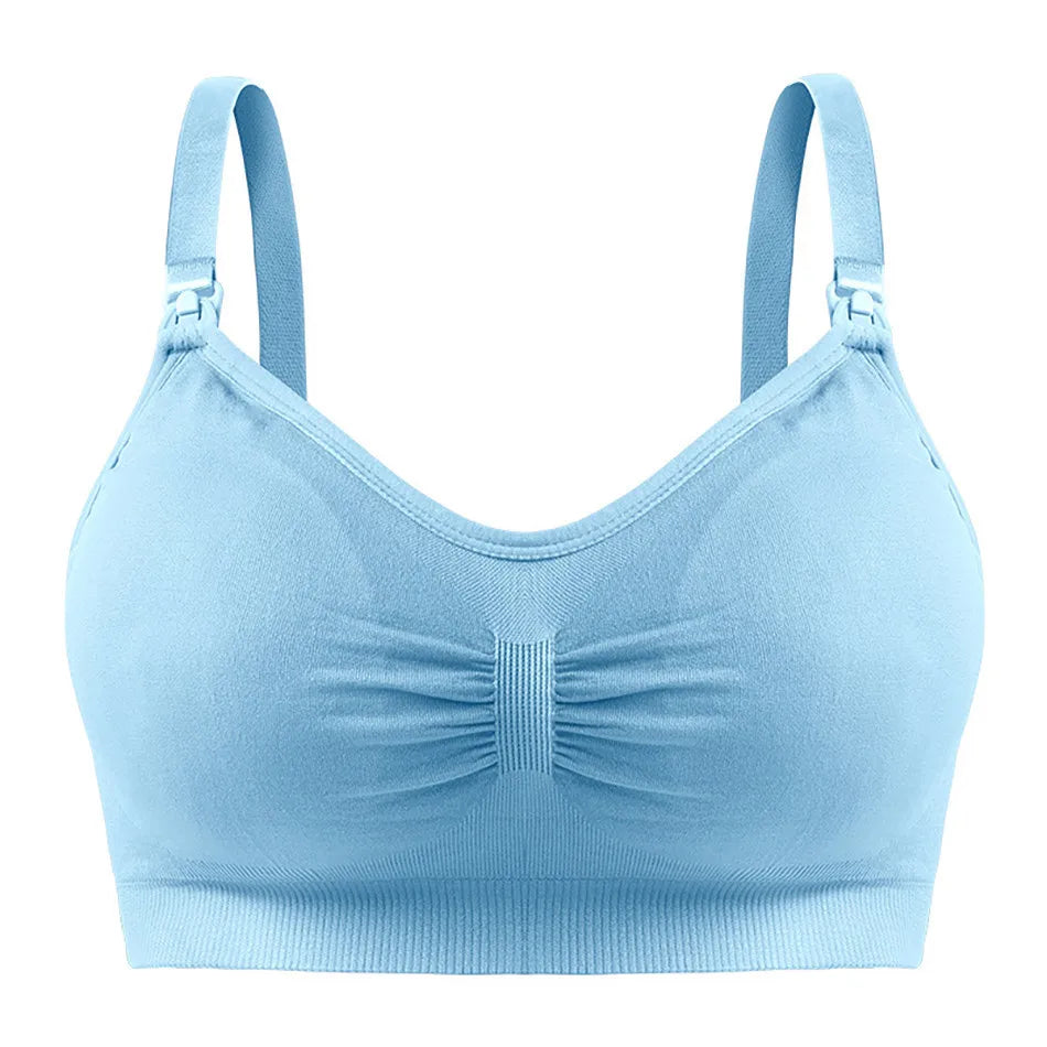 Brassière allaitement de nuit - Bleu / M (70-81cm) - Brassière d’allaitement