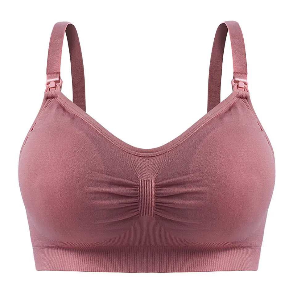 Brassière allaitement de nuit - Rose foncé / M (70-81cm) - Brassière d’allaitement