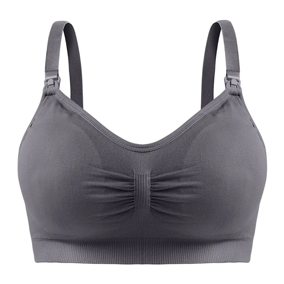 Brassière allaitement de nuit - Gris / M (70-81cm) - Brassière d’allaitement