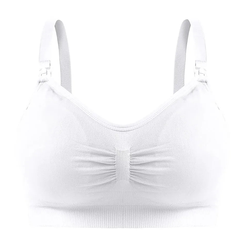 Brassière allaitement de nuit - Blanc / M (70-81cm) - Brassière d’allaitement