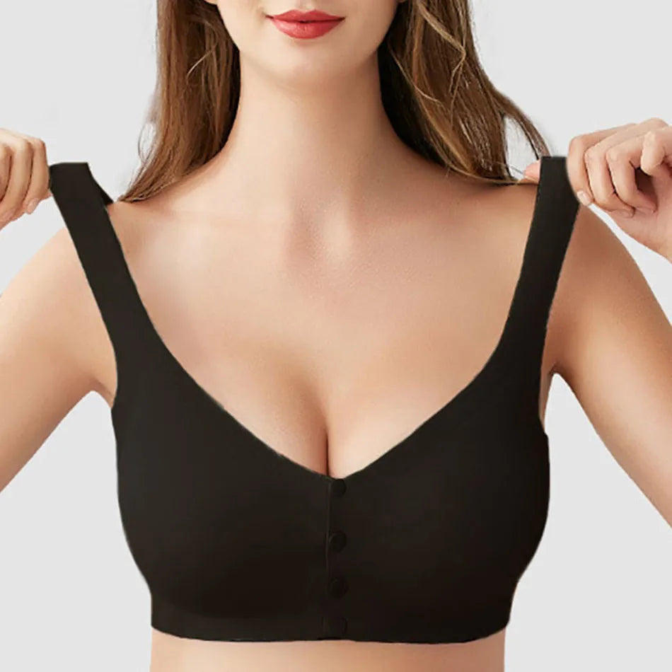 Brassière grossesse et allaitement - Noir / M (40-50kg) - Brassière d’allaitement