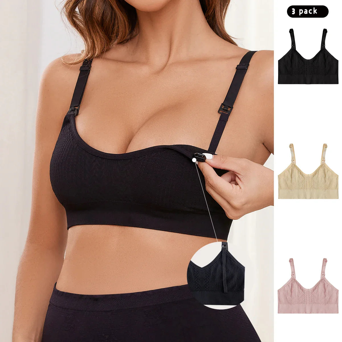 Brassière sans armature allaitement - Brassière d’allaitement