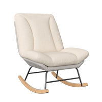 Chaise à bascule allaitement - Beige - Fauteuil à bascule allaitement