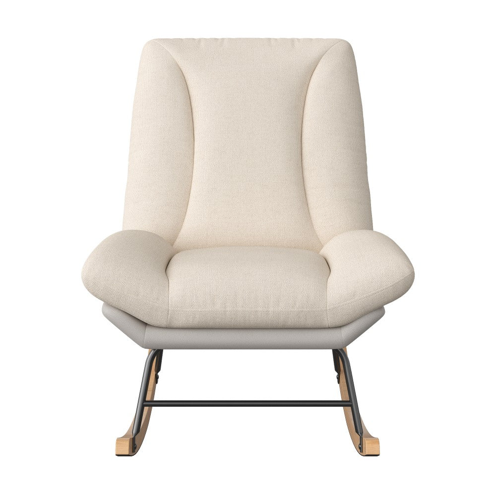 Chaise à bascule allaitement - Beige - Fauteuil à bascule allaitement