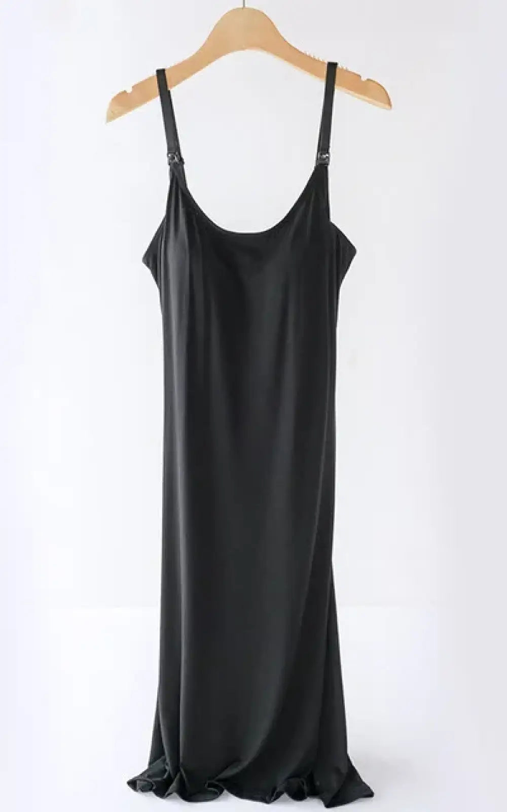 Chemise de nuit allaitement viscose noir