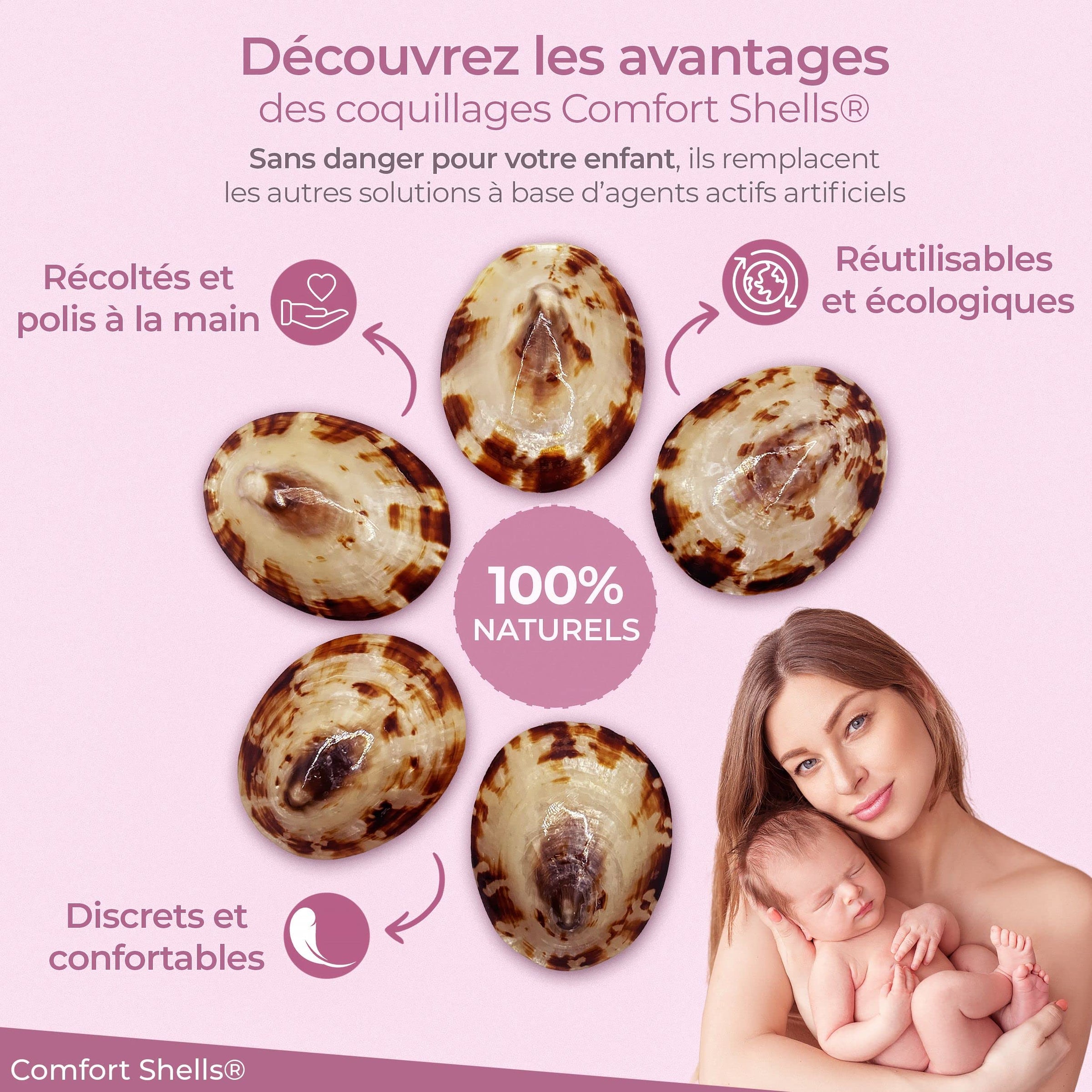 Coquille allaitement nacre