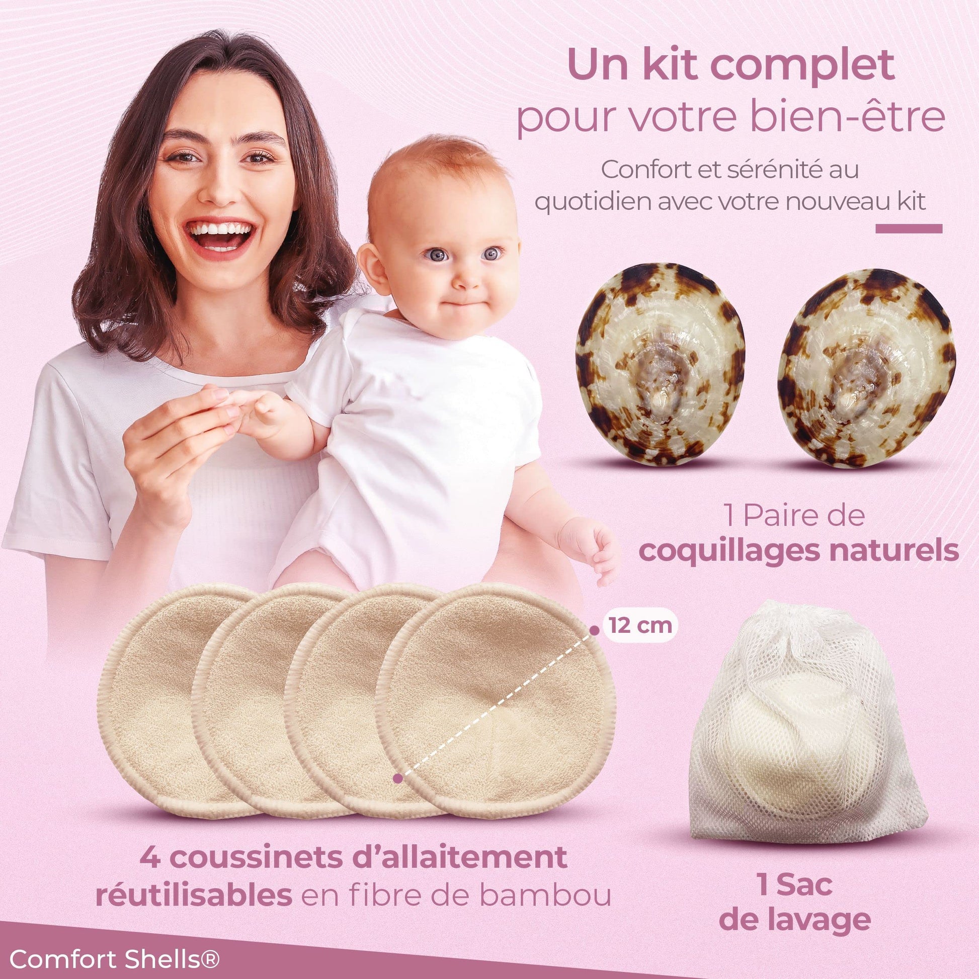 Coquille allaitement nacre