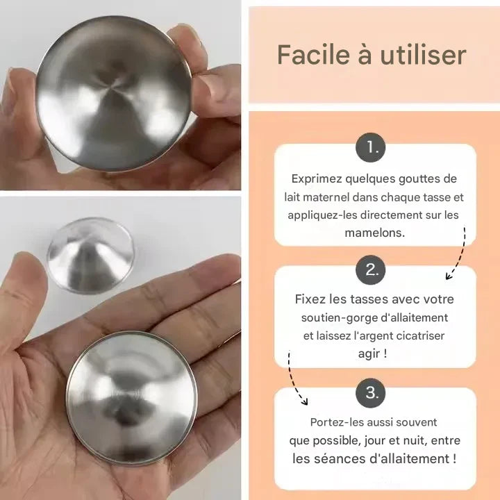 Coquille argent allaitement - Coquille d’allaitement