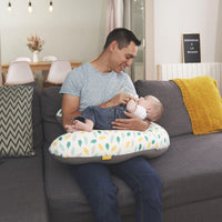 Coussin allaitement en microbille 160 cm - Multicolore