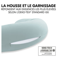 Coussin allaitement et grossesse microbilles - Bleu