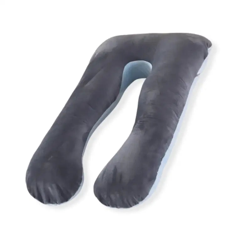 Coussin d’allaitement 2 en 1 - Gris et bleu - coussin d’allaitement