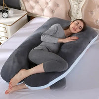 Coussin d’allaitement 2 en 1 - Gris et bleu - coussin d’allaitement