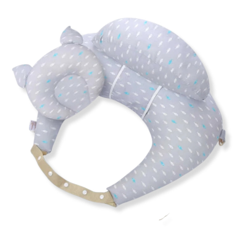 Coussin d’allaitement 3 en 1 - Gris clair - coussin d’allaitement
