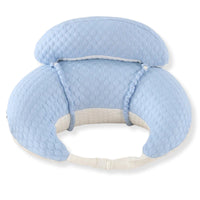 Coussin d’allaitement avec attache - Bleu et Blanc - coussin d’allaitement