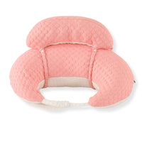 Coussin d’allaitement avec attache - Rose et Blanc - coussin d’allaitement