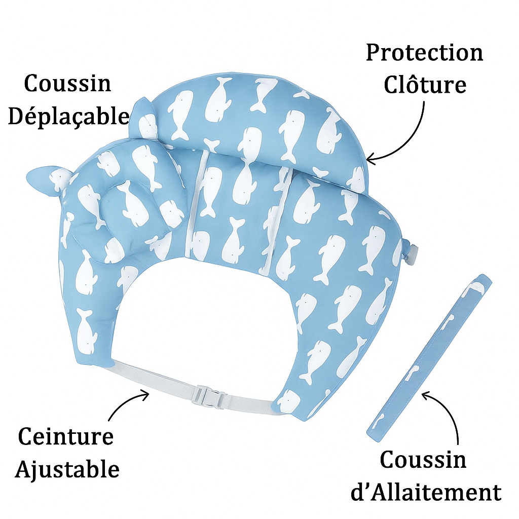Coussin d'allaitement baleine avantages