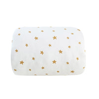 Coussin d’allaitement blanc étoile doré - Blanc - coussin d’allaitement