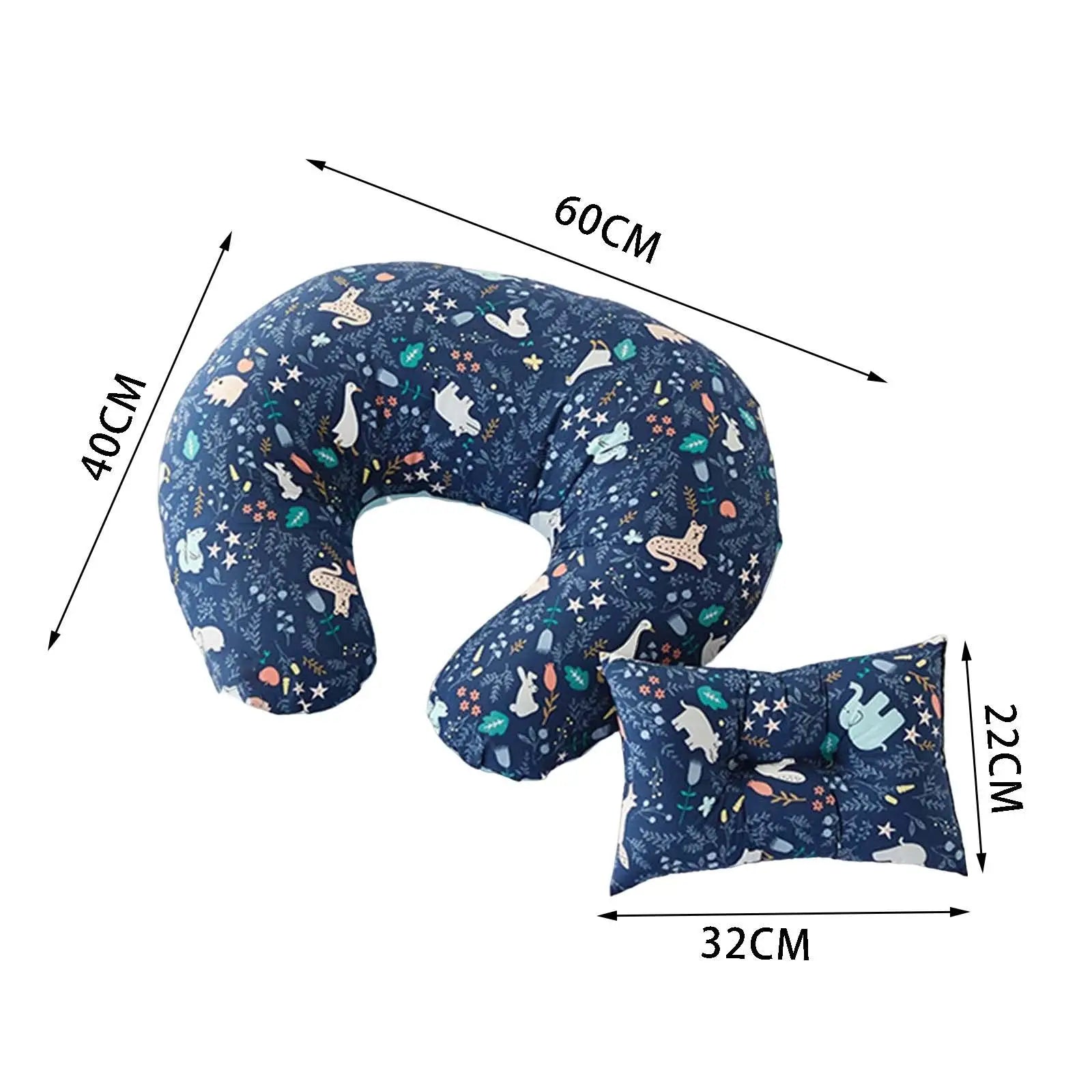 Coussin d’allaitement bleu - coussin d’allaitement