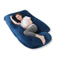Coussin d’allaitement cocoon bleu nuit - Bleu nuit - coussin d’allaitement