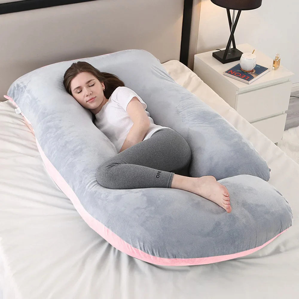 Coussin d’allaitement déhoussable - Bicolore - coussin d’allaitement