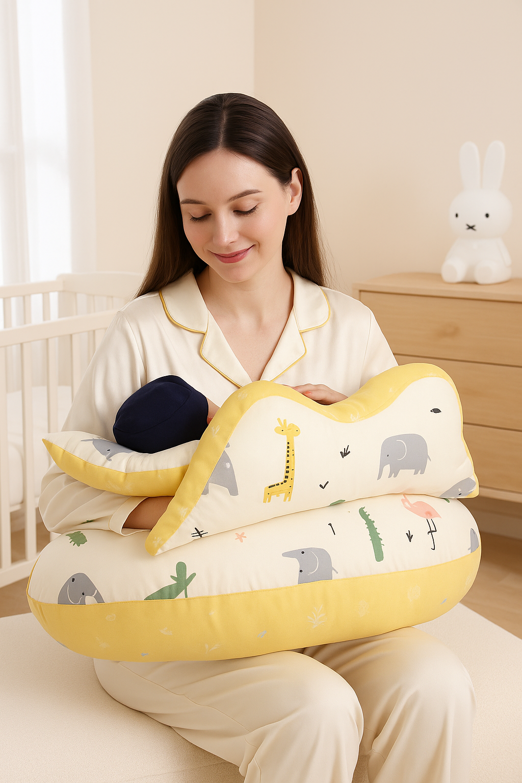 Coussin d’allaitement éléphant - Animaux - coussin d’allaitement