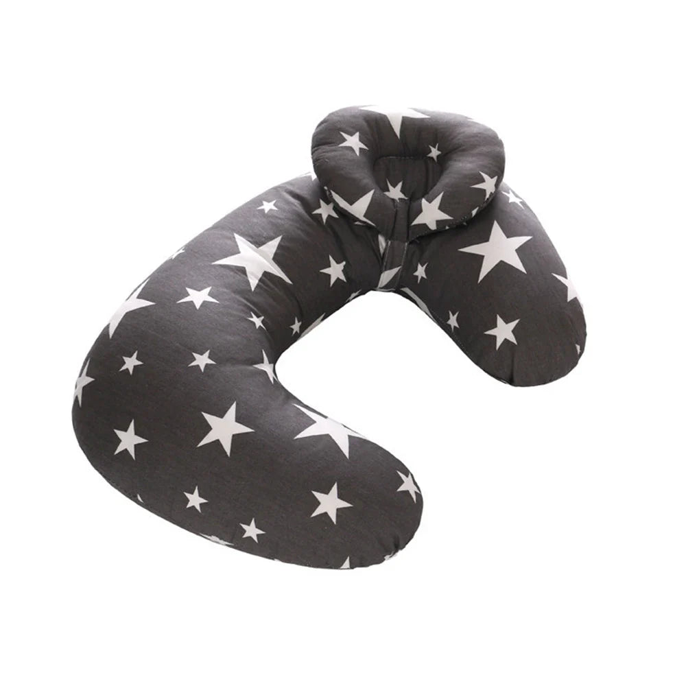 Coussin d’allaitement étoile - Noir - coussin d’allaitement