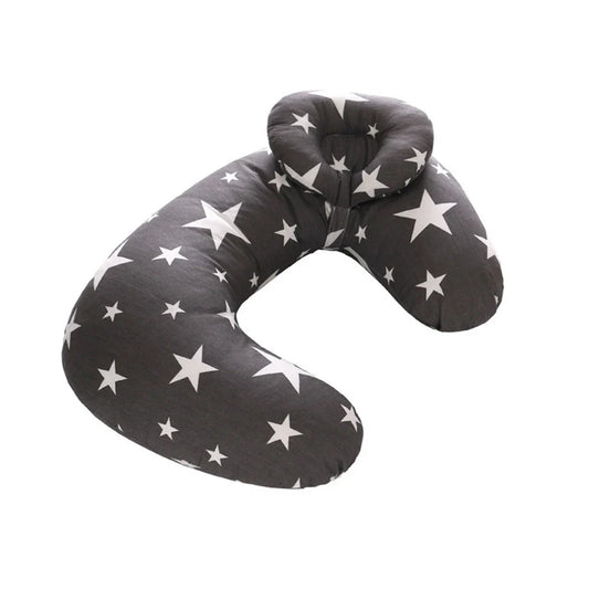 Coussin d’allaitement étoile - Noir - coussin d’allaitement