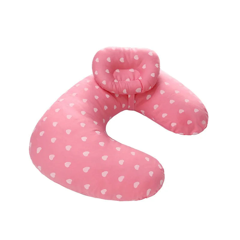 Coussin d’allaitement étoile - Rose - coussin d’allaitement