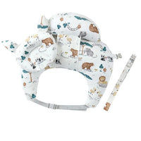 Coussin d'allaitement motif animaux