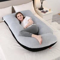 Coussin d’allaitement femme enceinte - Bicolore - coussin d’allaitement