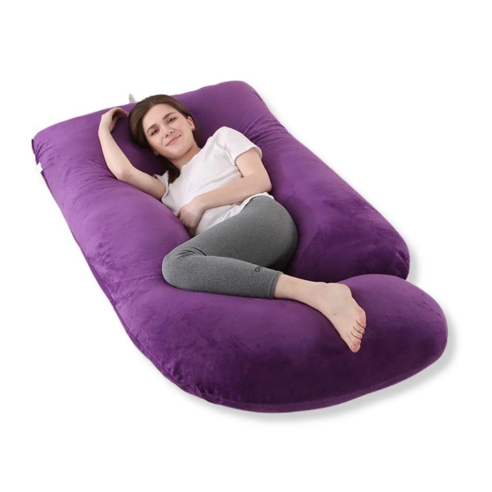 Coussin d’allaitement grand modèle - Violet - coussin d’allaitement