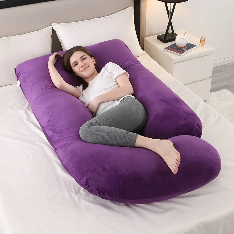 Coussin d’allaitement grand modèle - Violet - coussin d’allaitement