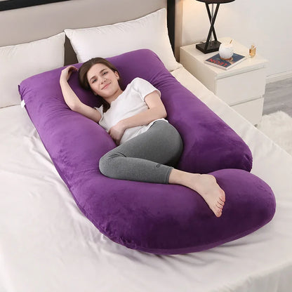 Coussin d’allaitement grand modèle - Violet - coussin d’allaitement