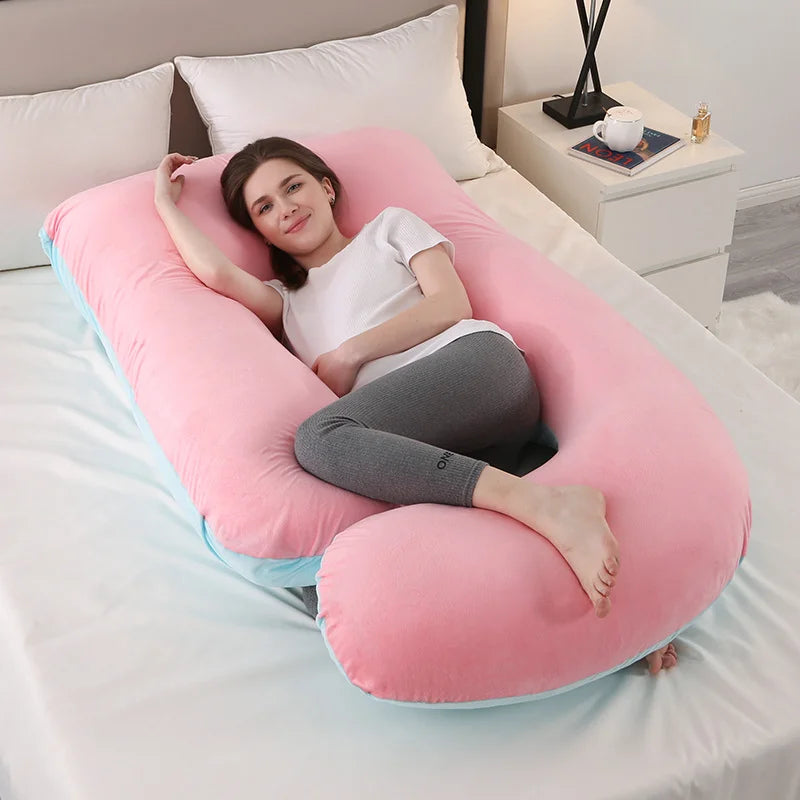 Coussin d’allaitement grande surface - Rose - coussin d’allaitement
