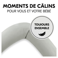 Coussin d’allaitement grande taille microbille - Anthracite