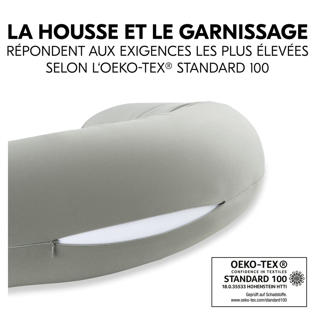 Coussin d’allaitement grande taille microbille - Anthracite