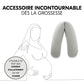 Coussin d’allaitement grande taille microbille - Anthracite